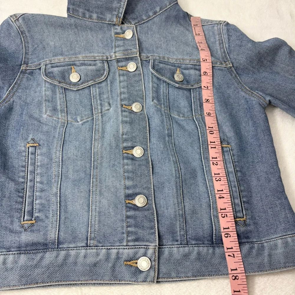 Old Navy Blue Denim classic Jeans Jacket Girl Size S‎